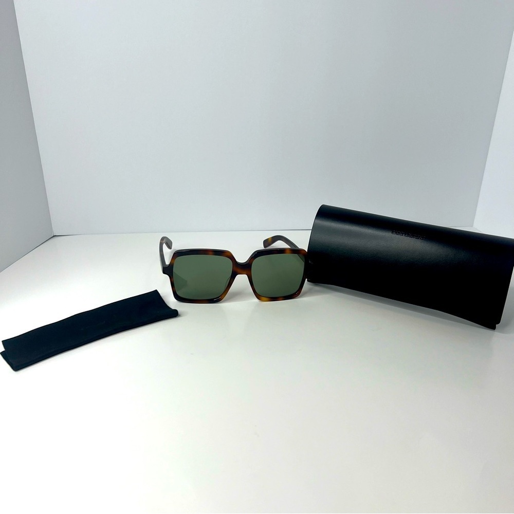 Saint Laurent Tortoise Betty‎ Oversized Sunglasses SL174 BRAND NEW!! 🕶️🤎🕶️ - Picture 10 of 10